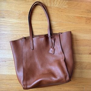 Jcrew Signet Tote in chestnut brown leather